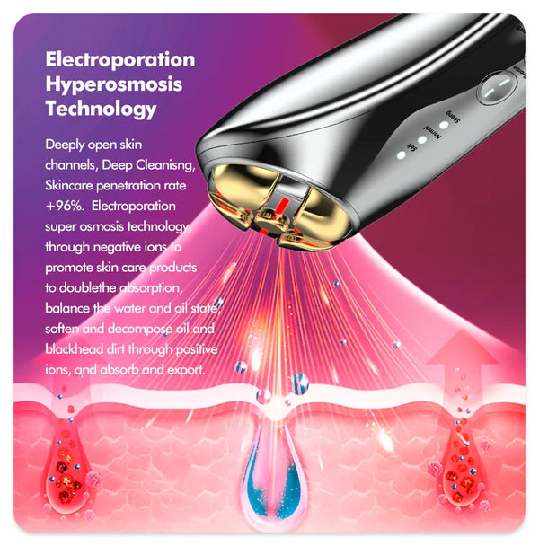 Pro Lift RF Ionic Skincare Booster Wand with 24K gold electrodes