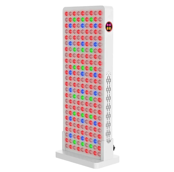 Aura Sweden Quantum500 red light therapy panel with 216 LEDs.