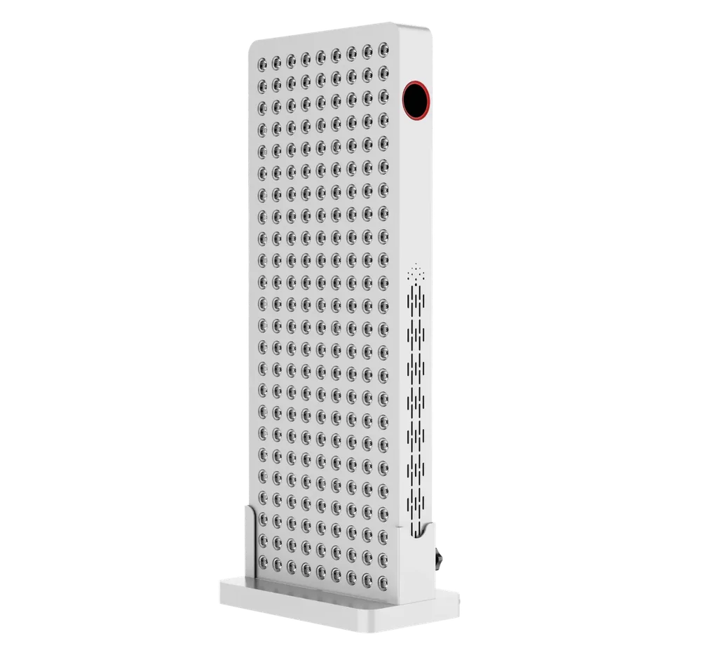 Aura Sweden Quantum500 red light therapy panel with 216 LEDs.